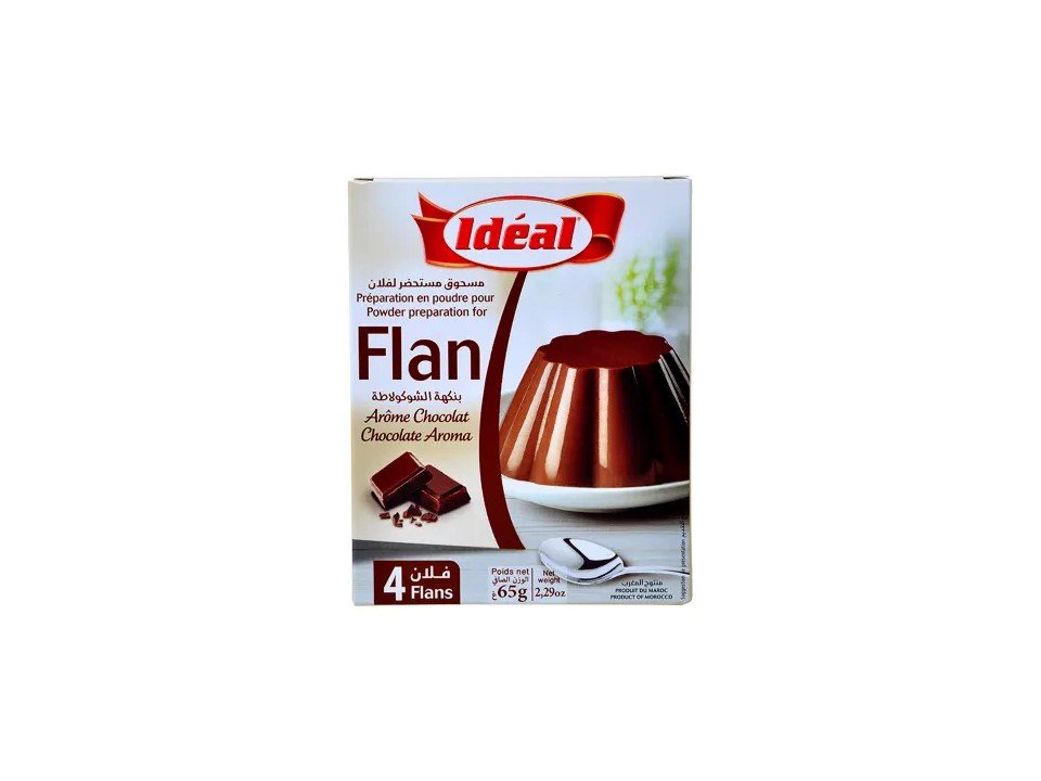 Préparation En Poudre Pour Flan Chocolat 65g - Locooshop