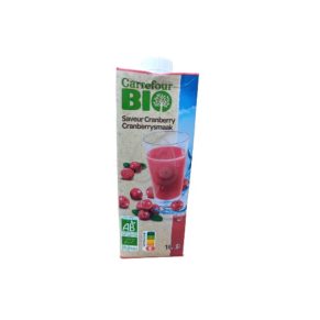 Boisson Cranberry Bio Carrefour 1l