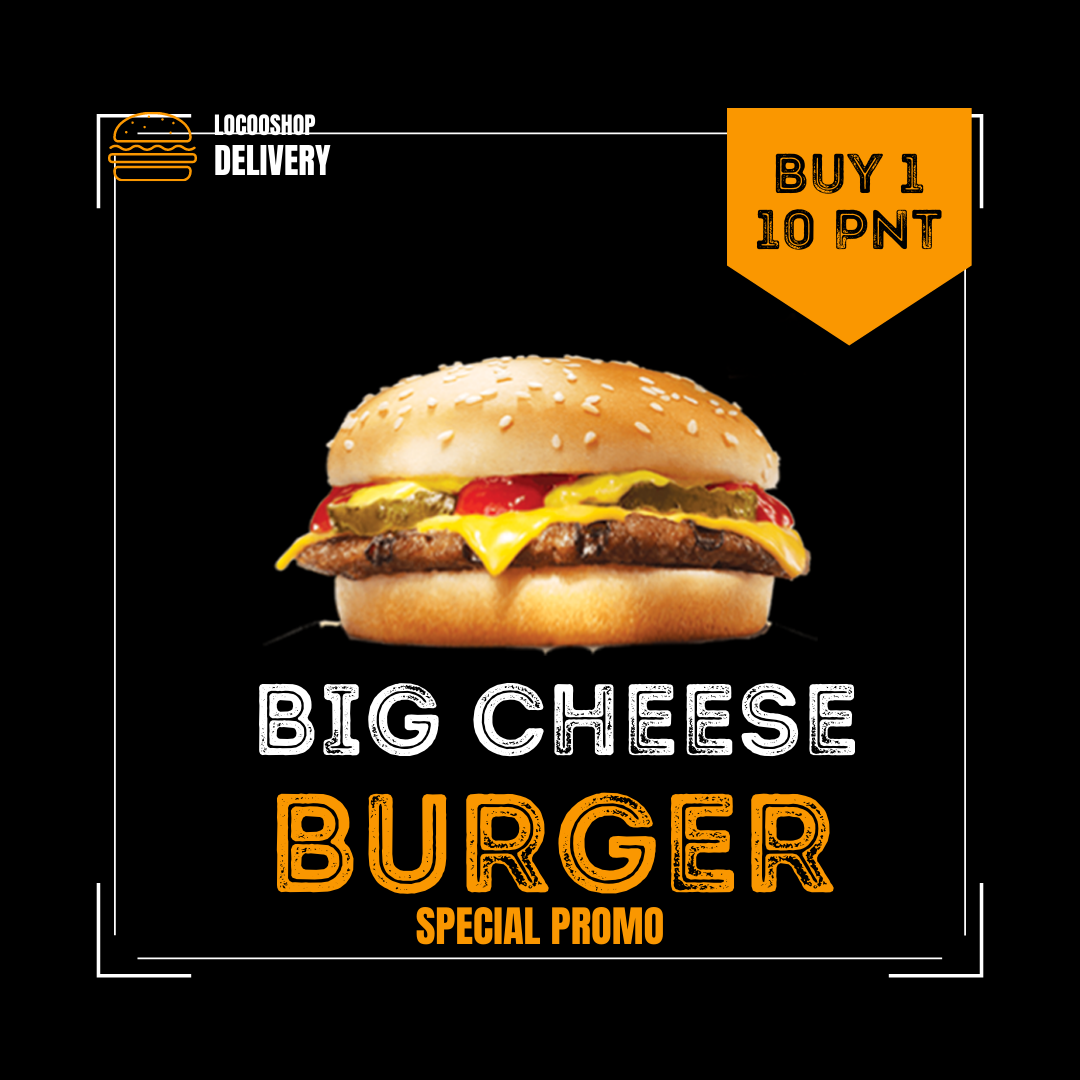Big Cheese burger (Steaks, fromage, salade, tomate)
