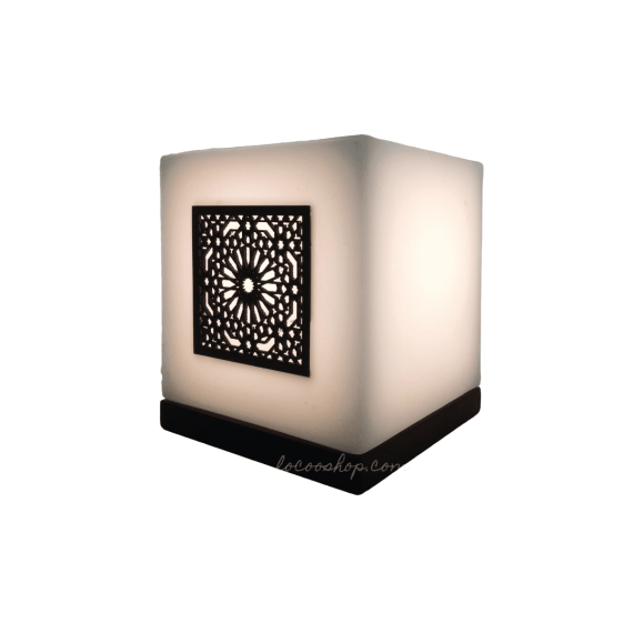 Personalized candle Electric soft light Agadir Pattern