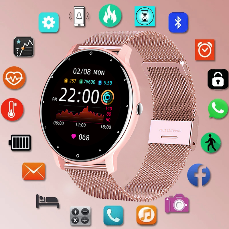 Smart watch Ladies Full touch Screen Sports LIGE 2022